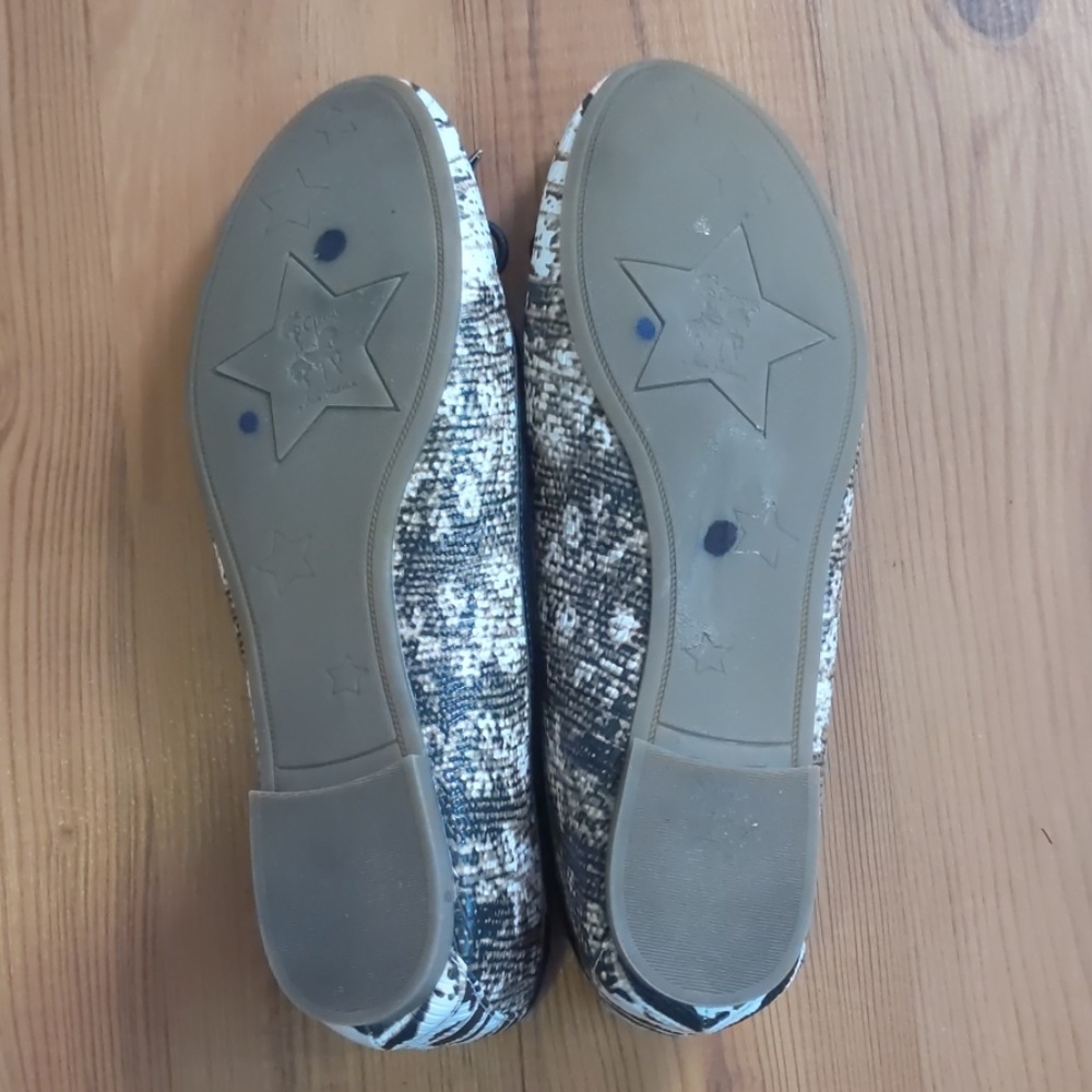 Striking ballet flats 6M, python/Birch graphic - Picture 5 of 8